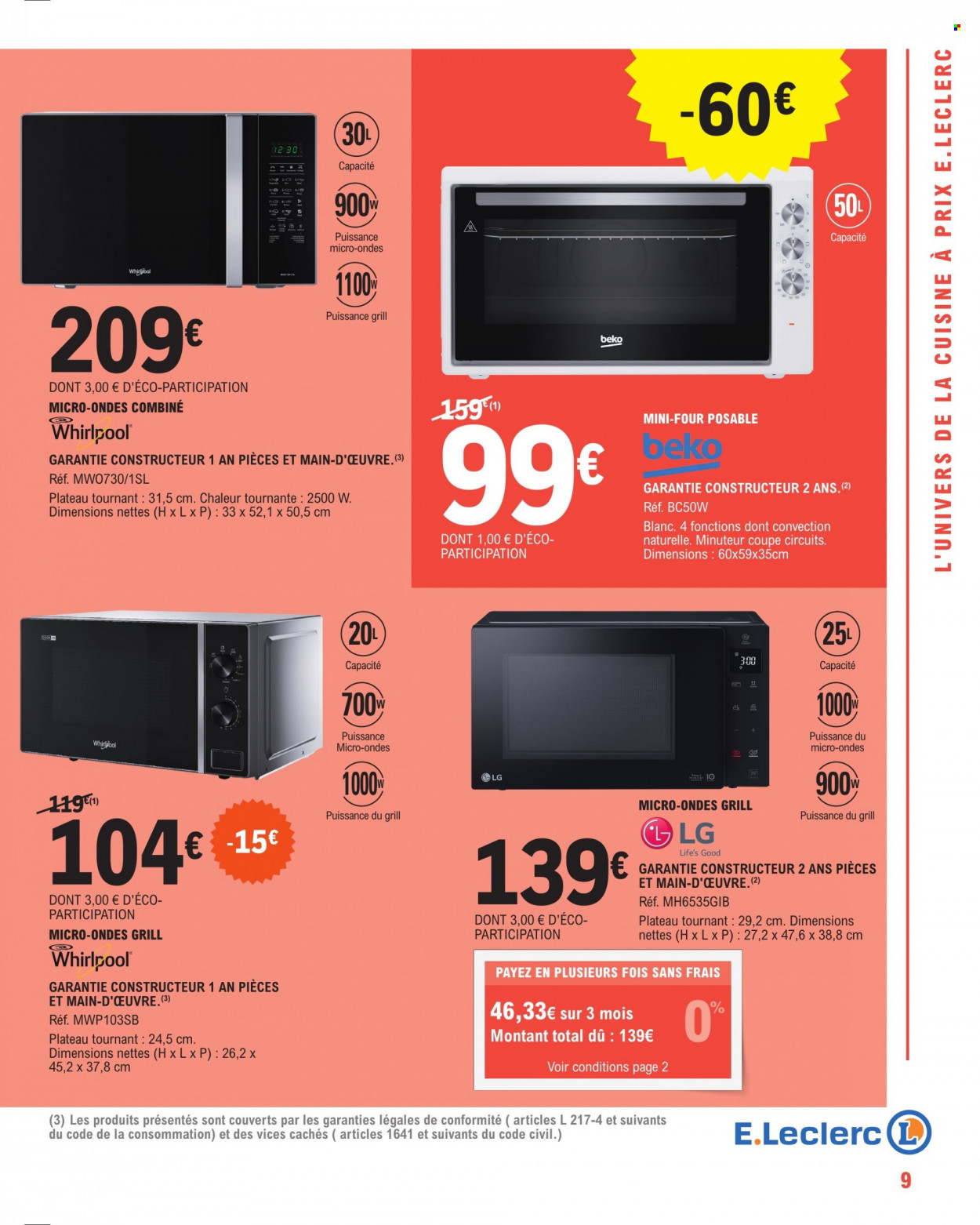 Catalogue E.Leclerc - 28/02/2023 - 11/03/2023. Page 9