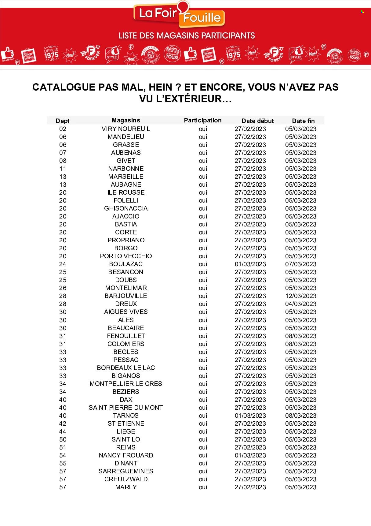 Catalogue La Foir'Fouille - 27/02/2023 - 05/03/2023. Page 17
