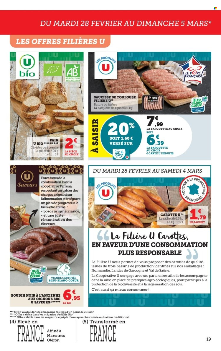 Catalogue SUPER U - 28/02/2023 - 12/03/2023. Page 19