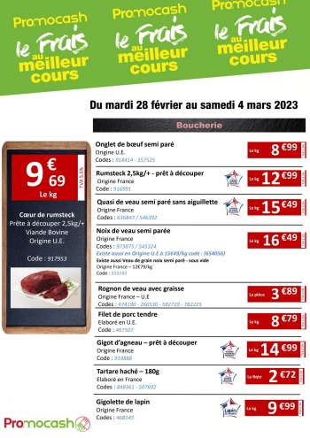 Catalogue Promocash - 28/02/2023 - 04/03/2023.