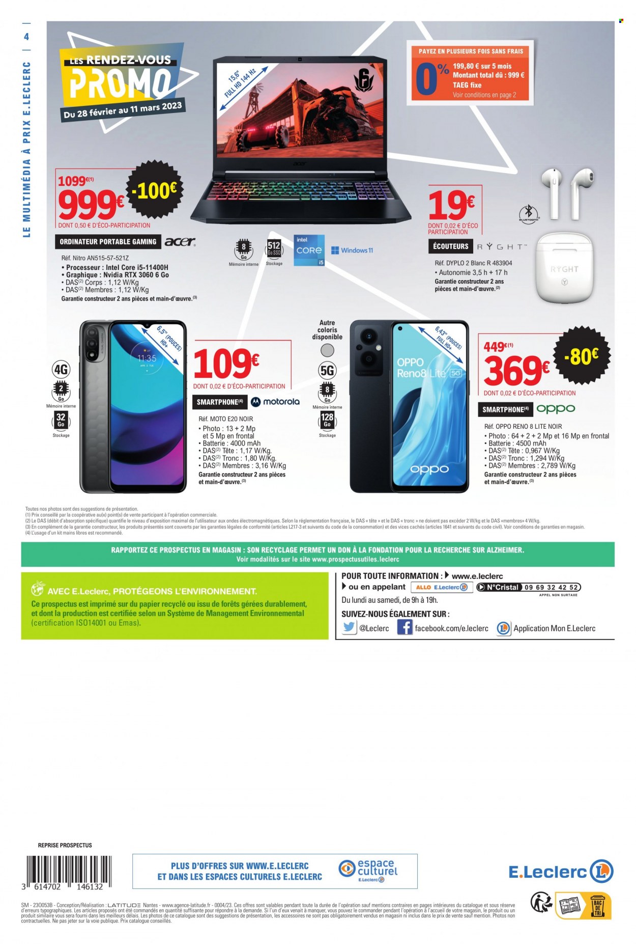 Catalogue E.Leclerc - 28/02/2023 - 11/03/2023. Page 4