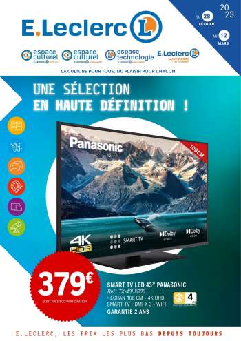 Catalogue E.Leclerc - 28/02/2023 - 12/03/2023.
