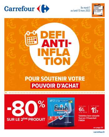 Catalogue Carrefour Hypermarchés - 07/03/2023 - 13/03/2023.