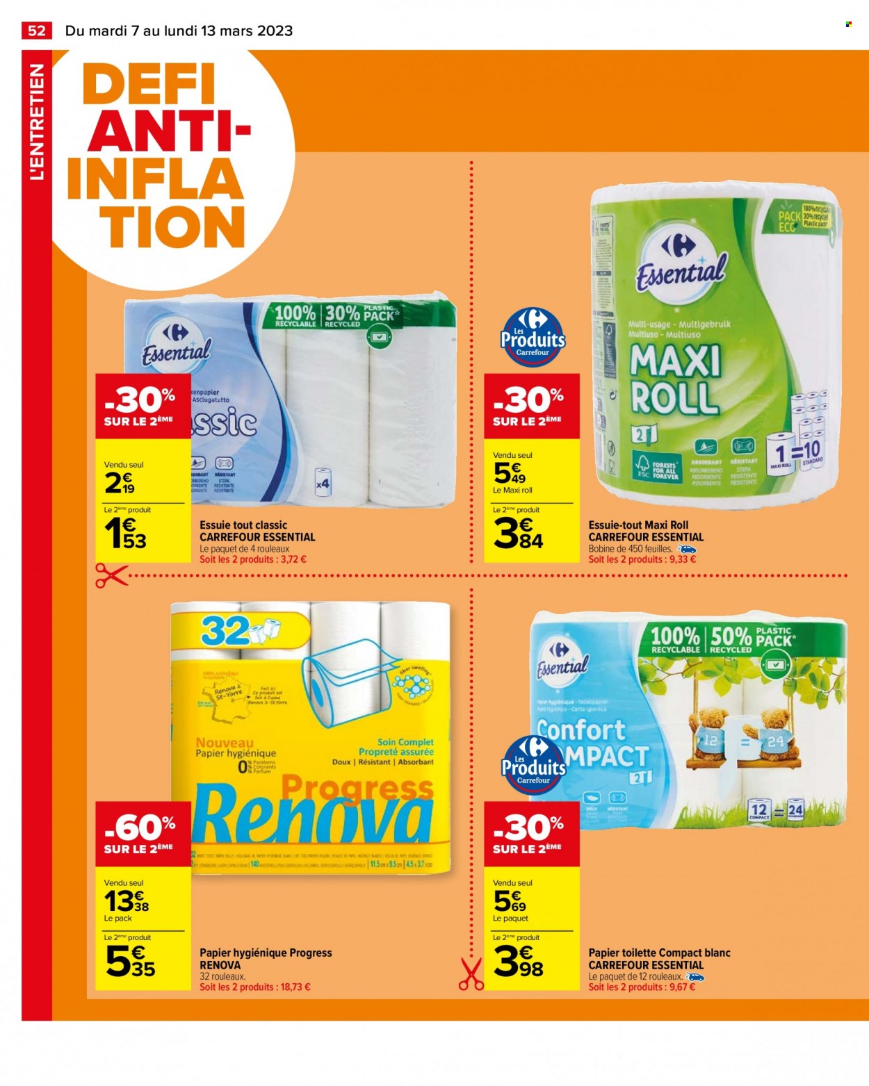 Catalogue Carrefour Hypermarchés - 07/03/2023 - 13/03/2023. Page 54