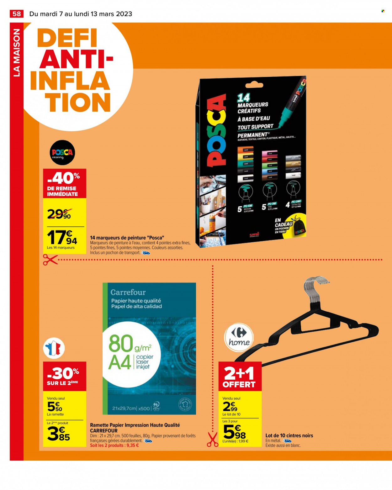 Catalogue Carrefour Hypermarchés - 07/03/2023 - 13/03/2023. Page 60