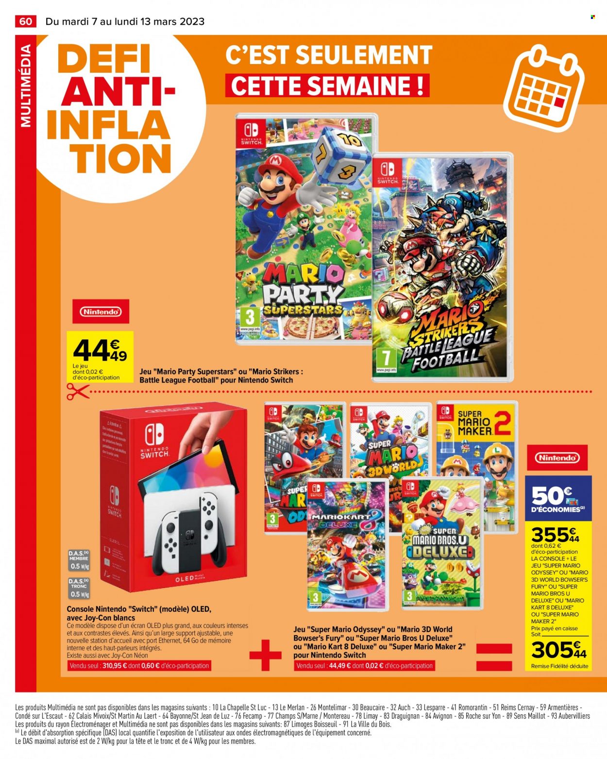 Catalogue Carrefour Hypermarchés - 07/03/2023 - 13/03/2023. Page 62