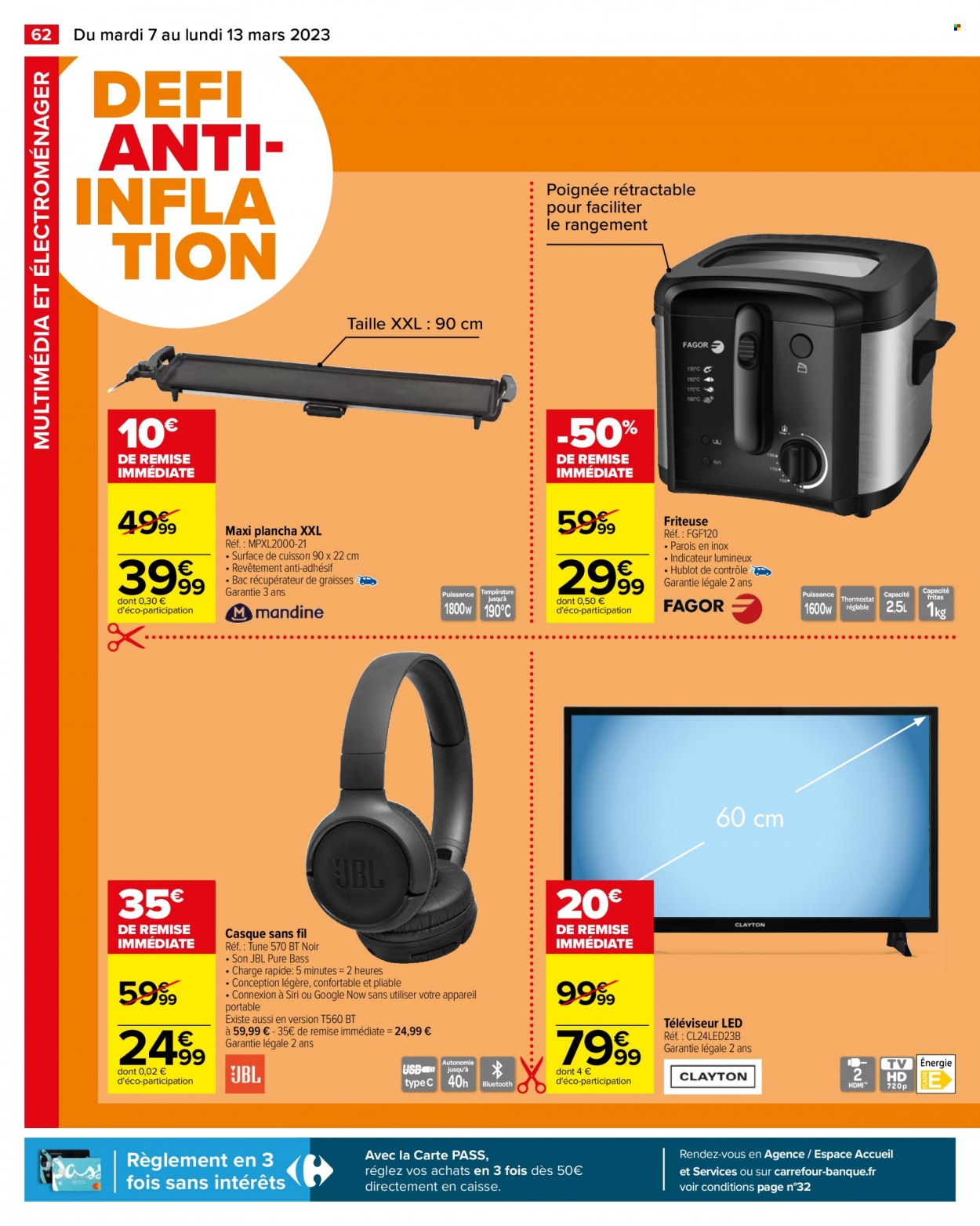 Catalogue Carrefour Hypermarchés - 07/03/2023 - 13/03/2023. Page 64