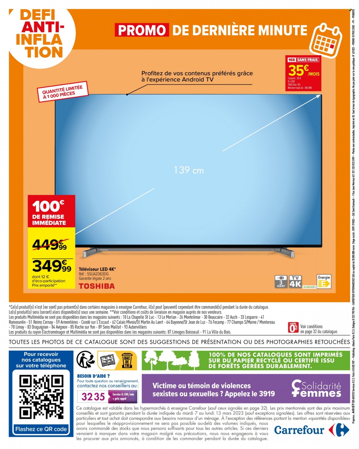 Catalogue Carrefour Hypermarchés - 07/03/2023 - 13/03/2023. Page 66