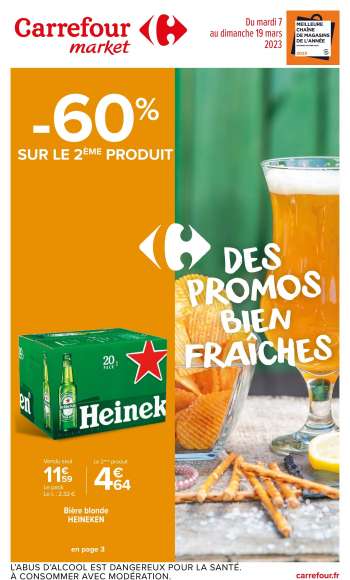 Catalogue Carrefour Market - 07/03/2023 - 19/03/2023.