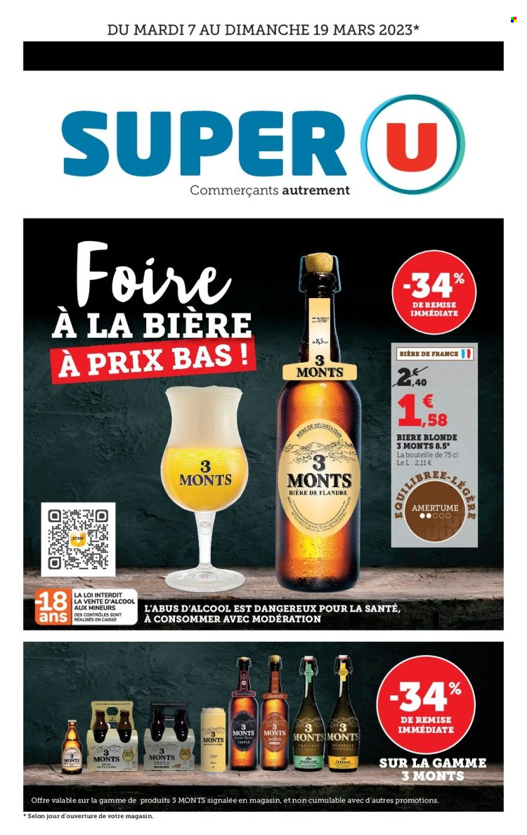 Catalogue SUPER U - 07/03/2023 - 19/03/2023. Page 1