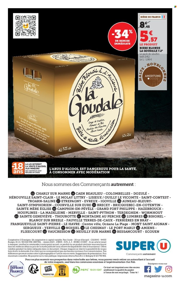 Catalogue SUPER U - 07/03/2023 - 19/03/2023. Page 20