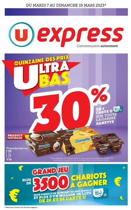Catalogue U express - 07/03/2023 - 19/03/2023. Page 1