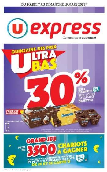 Catalogue U express - 07/03/2023 - 19/03/2023.