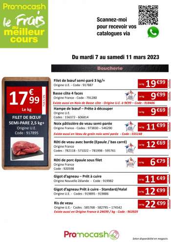 Catalogue Promocash - 07/03/2023 - 11/03/2023.