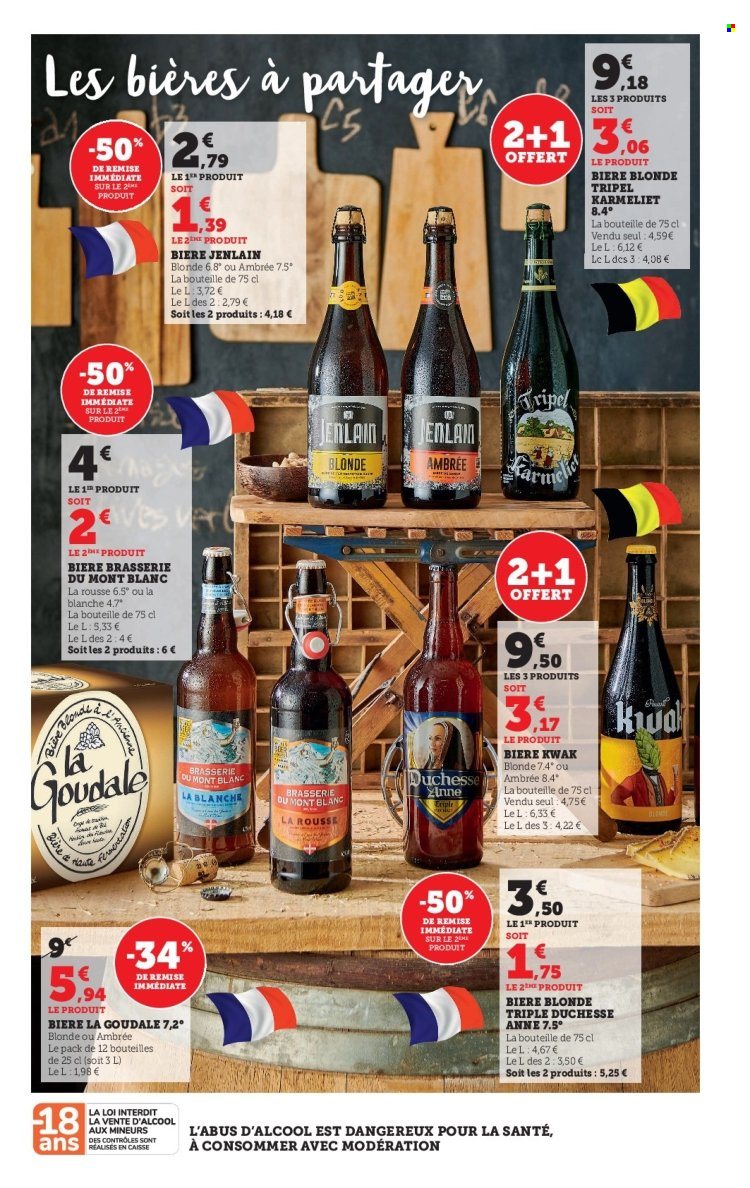 thumbnail - Catalogue U express - 14/03/2023 - 26/03/2023 - Produits soldés - bière blonde, Kwak, Goudale. Page 5.