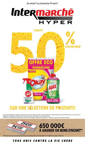 Catalogue Intermarché Hyper - 07/03/2023 - 19/03/2023.