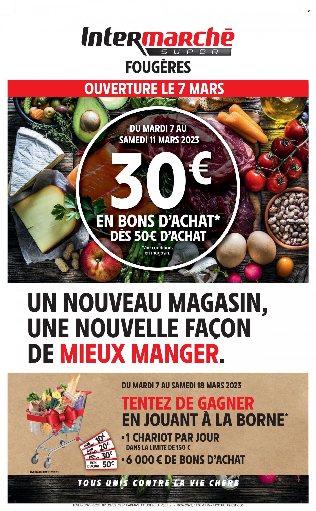 Catalogue Intermarché Super - 07/03/2023 - 11/03/2023. Page 1