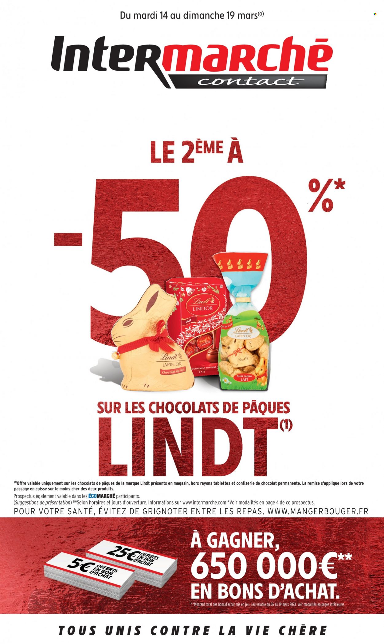 Catalogue Intermarché Contact - 14/03/2023 - 19/03/2023. Page 1