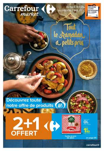 Catalogue Carrefour Market - 14/03/2023 - 02/04/2023.