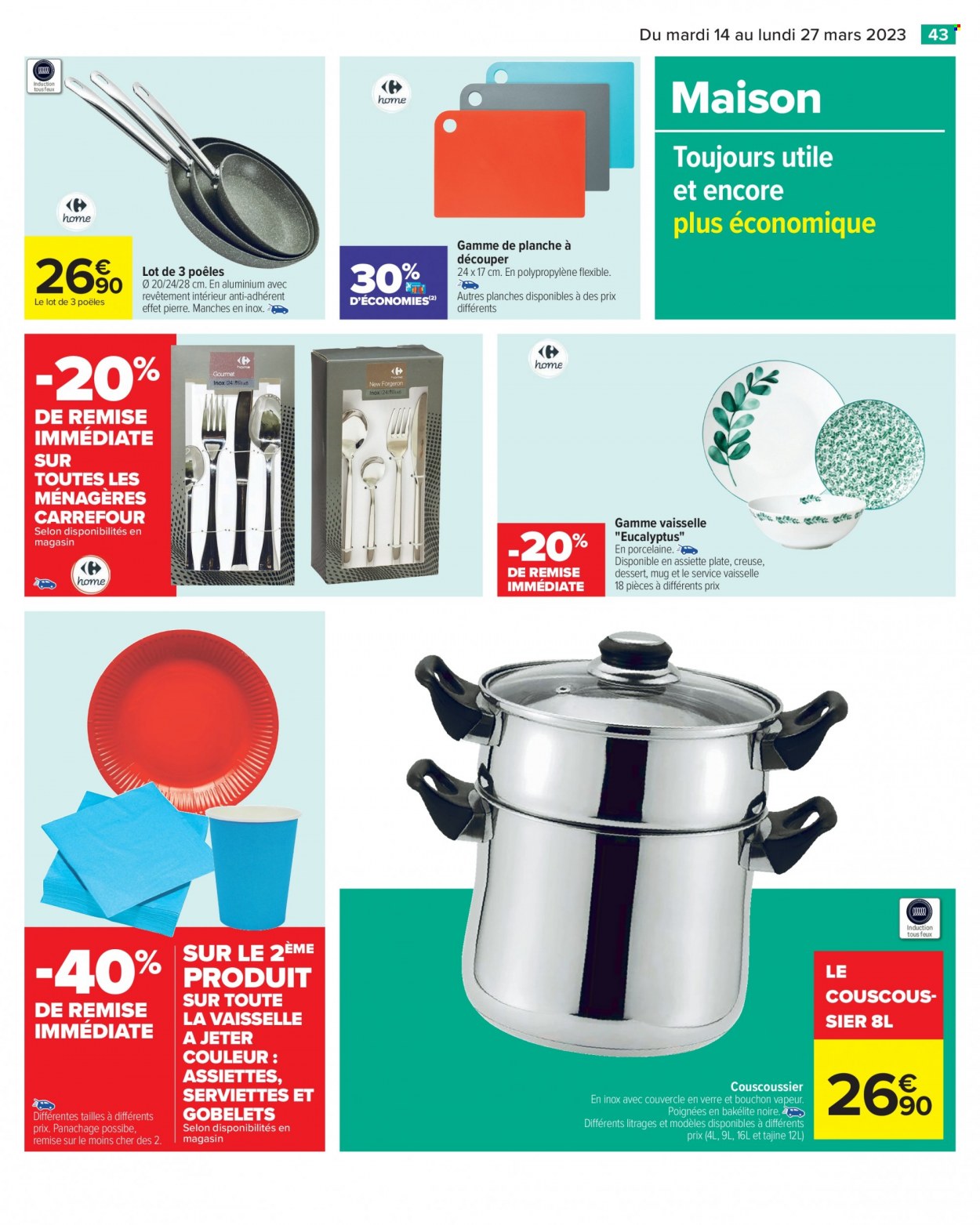 Catalogue Carrefour Hypermarchés - 14/03/2023 - 27/03/2023. Page 43