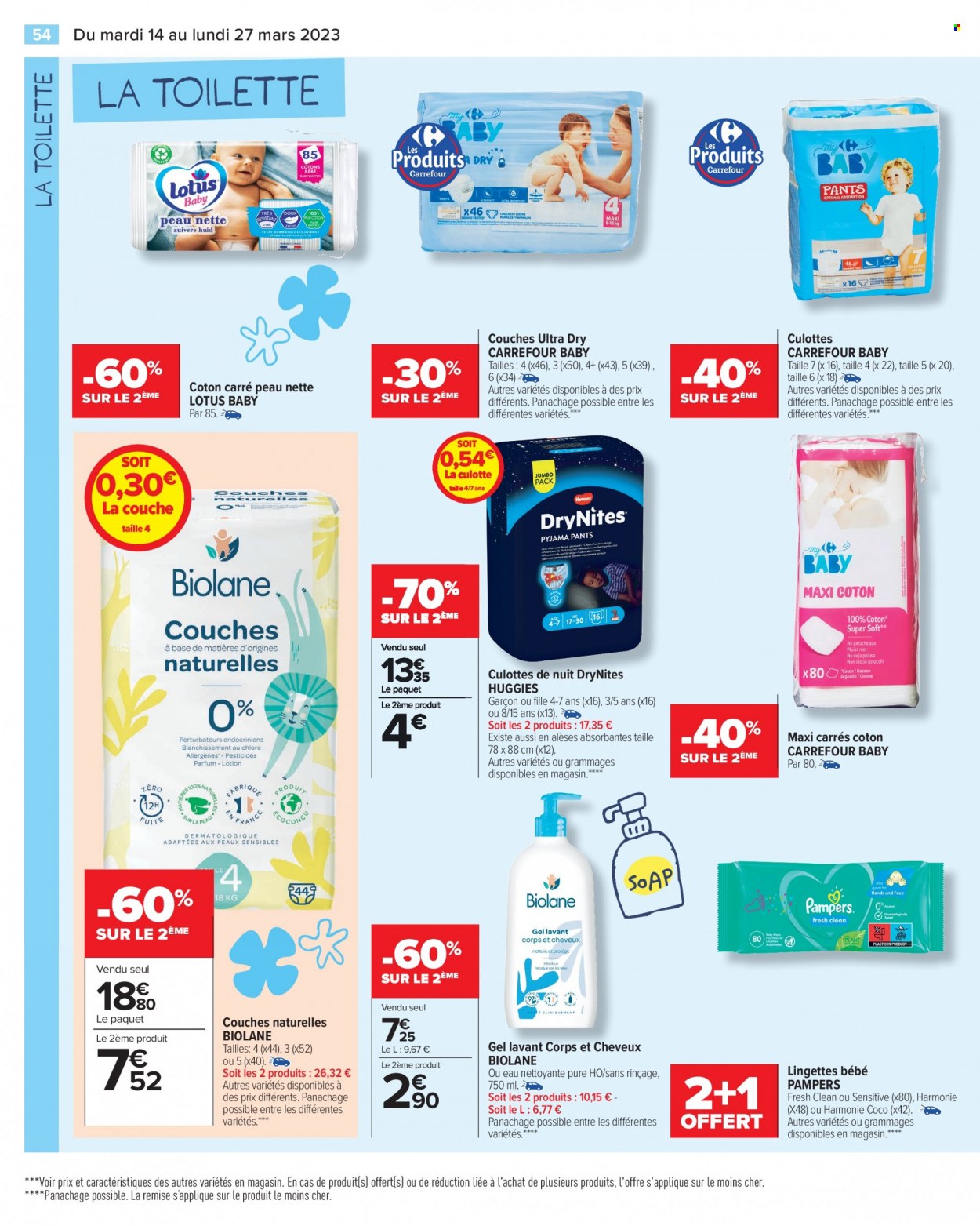 Catalogue Carrefour Hypermarchés - 14/03/2023 - 27/03/2023. Page 54