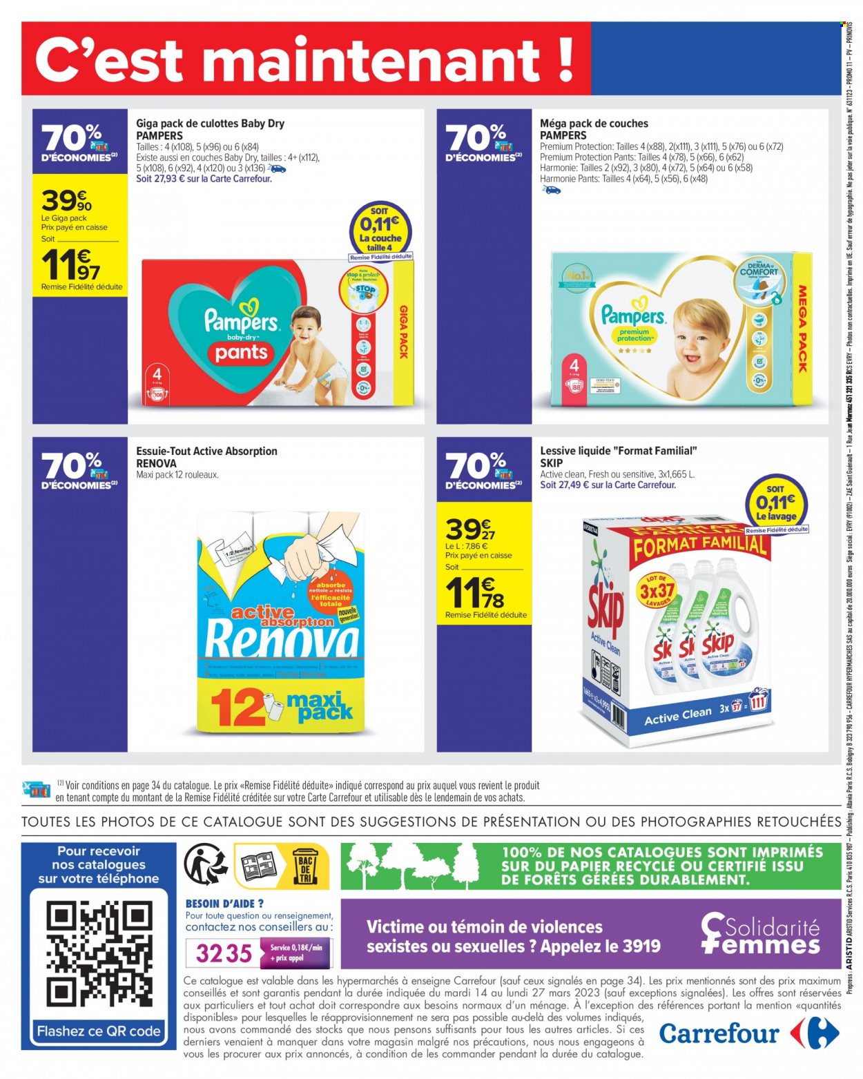Catalogue Carrefour Hypermarchés - 14/03/2023 - 27/03/2023. Page 56