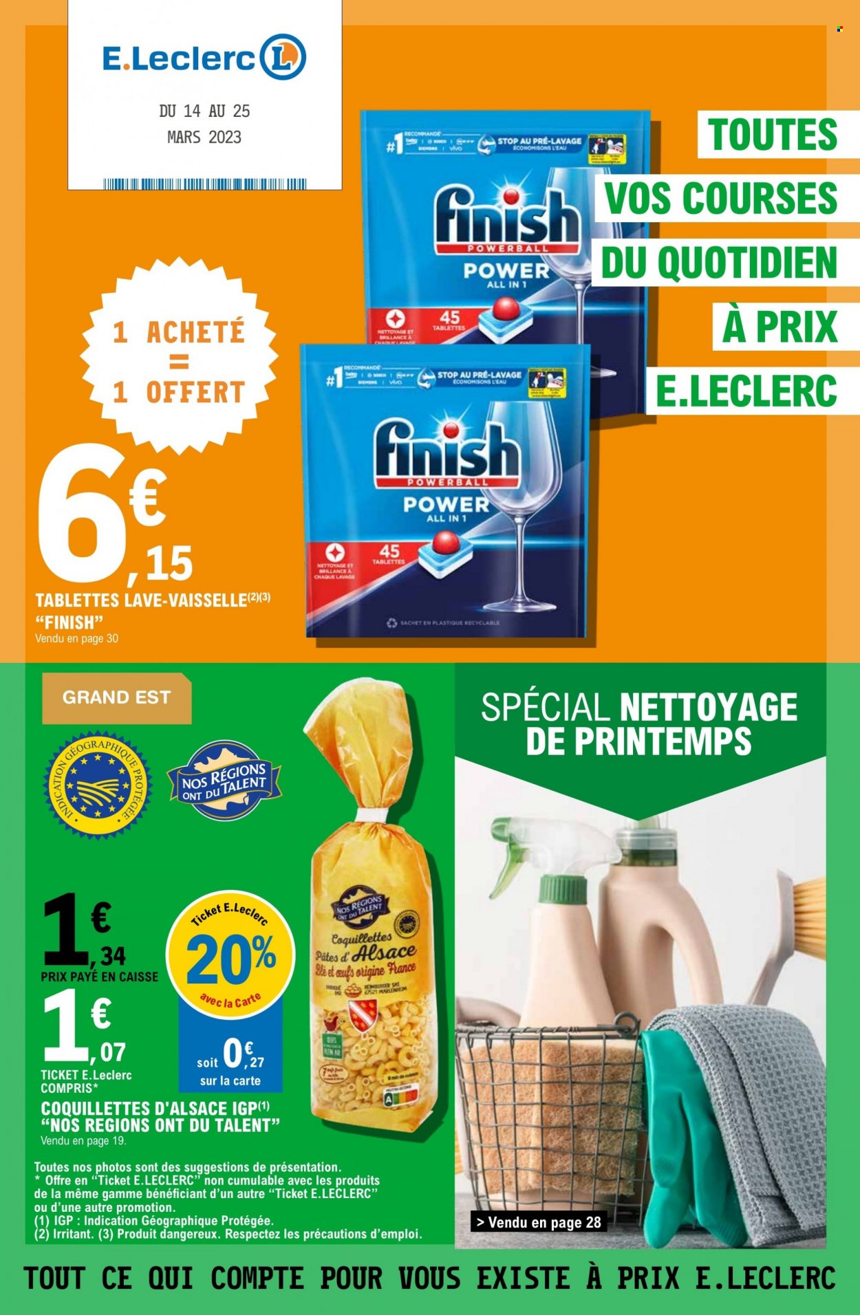 Catalogue E.Leclerc - 14/03/2023 - 25/03/2023. Page 1
