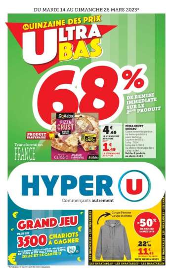 Catalogue HYPER U - 14/03/2023 - 26/03/2023.