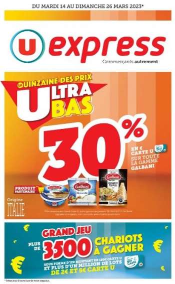 Catalogue U express - 14/03/2023 - 26/03/2023.