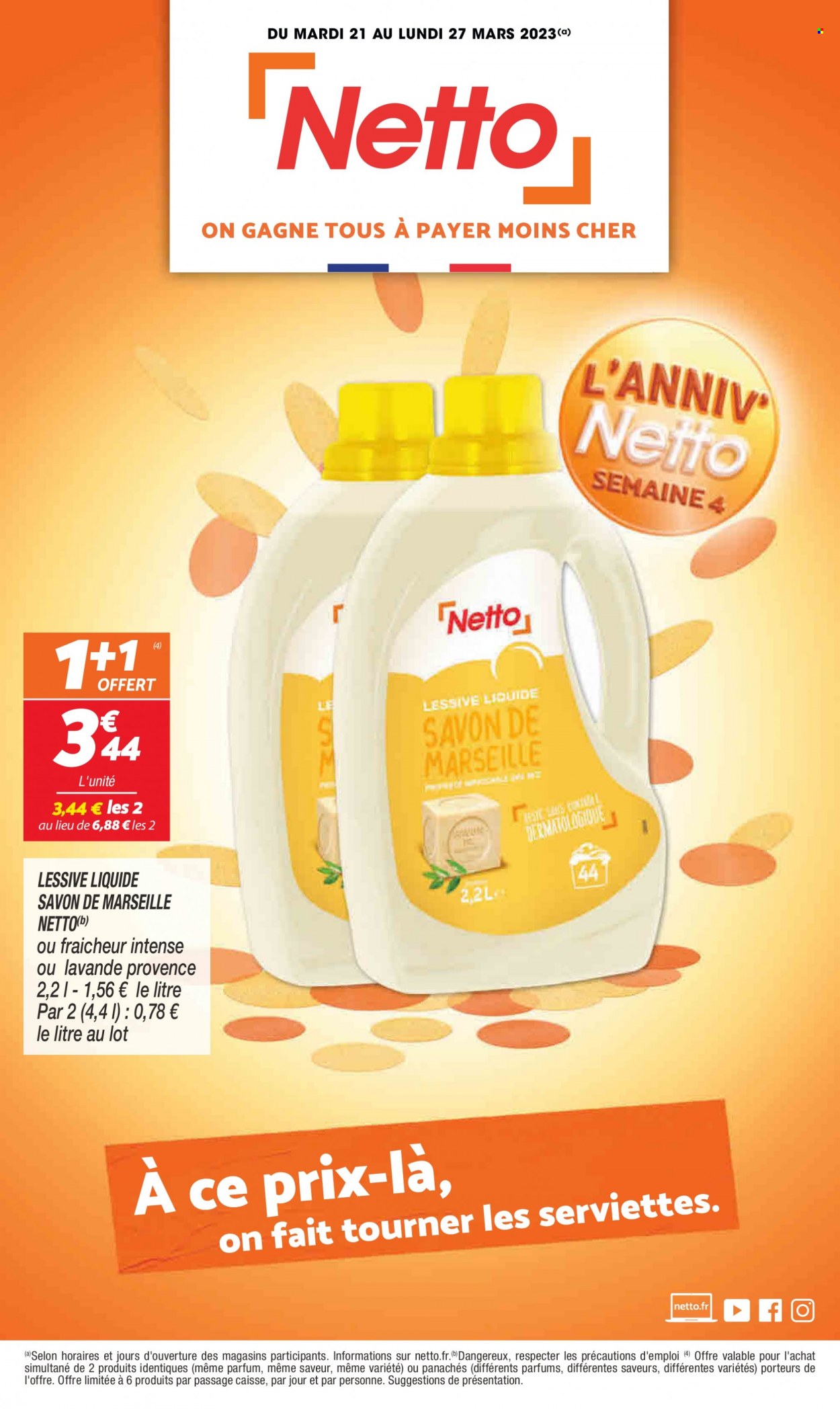 Catalogue Netto - 21/03/2023 - 27/03/2023. Page 1