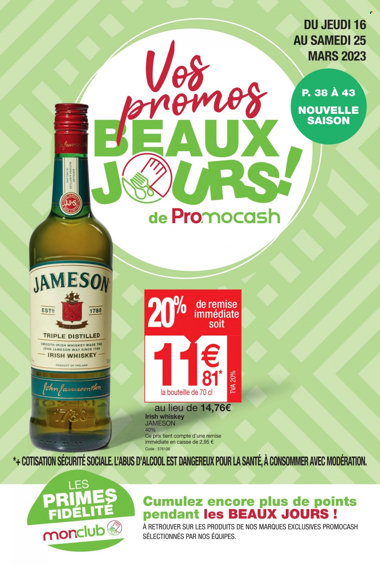 Catalogue Promocash - 16/03/2023 - 25/03/2023. Page 1