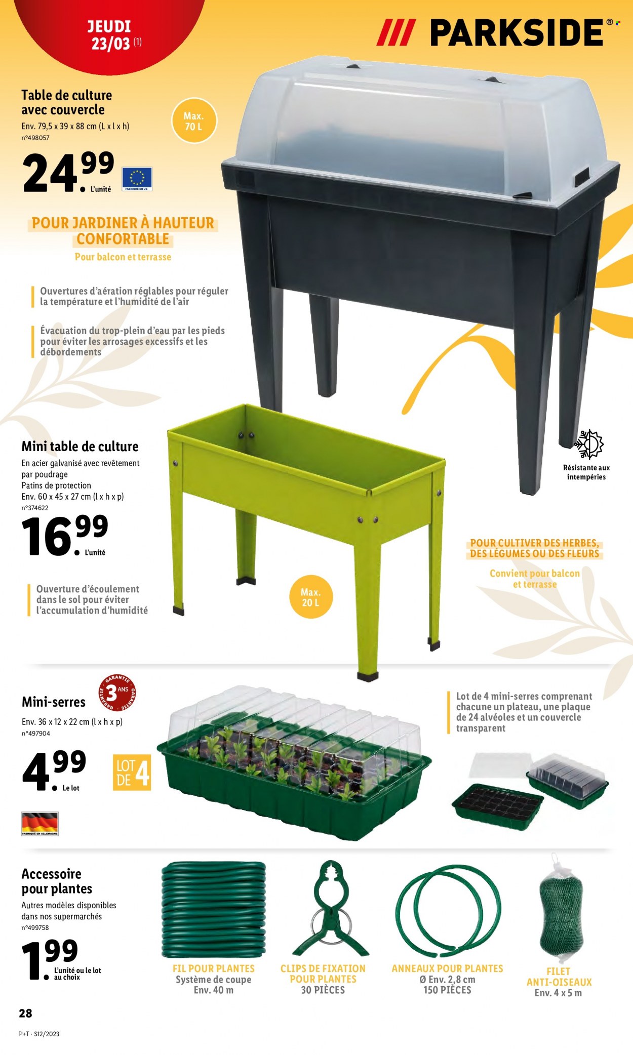 Catalogue Lidl - 22/03/2023 - 28/03/2023. Page 34