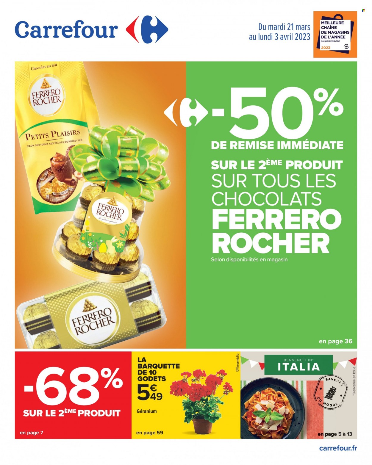 Catalogue Carrefour Hypermarchés - 21/03/2023 - 03/04/2023. Page 1