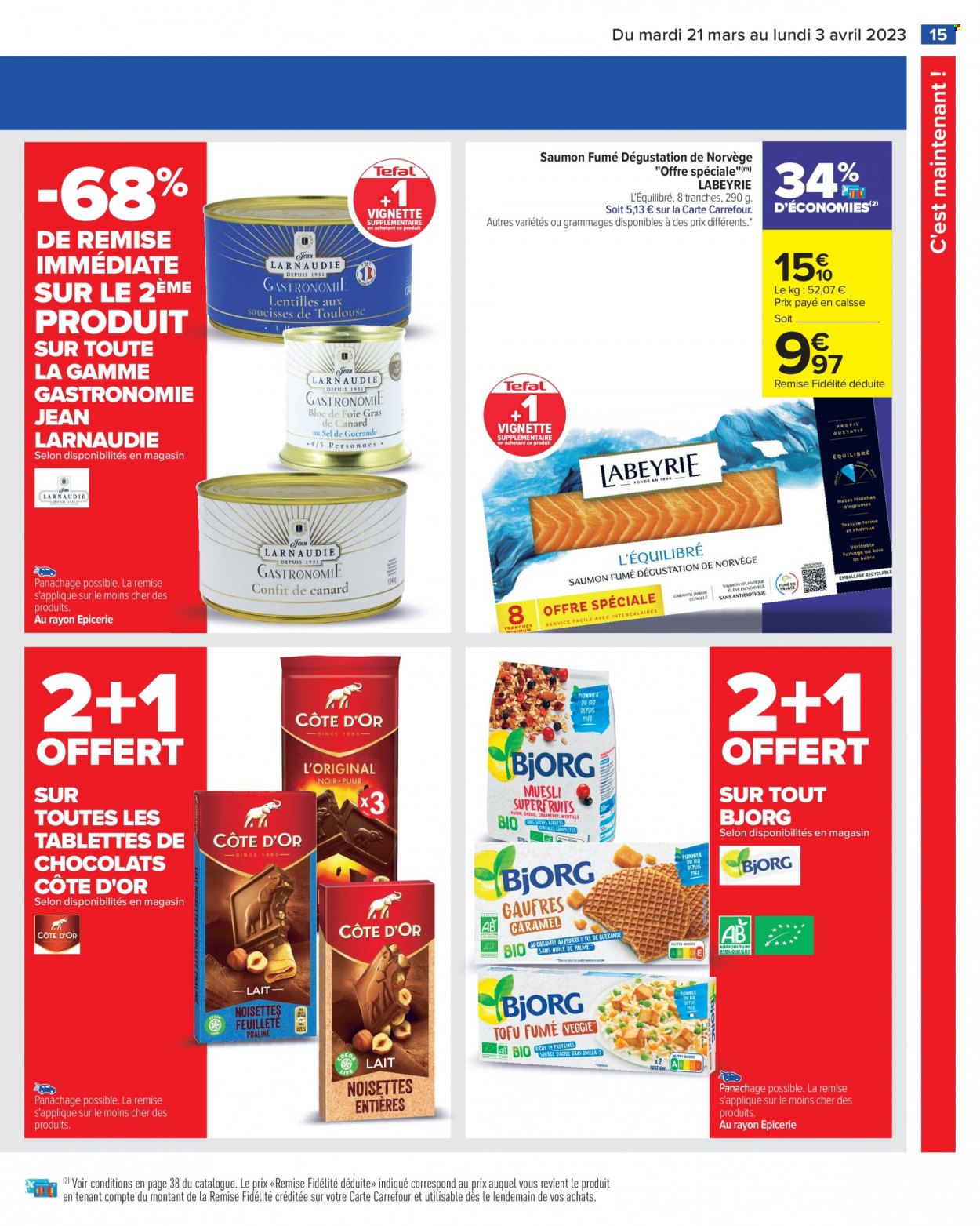 Catalogue Carrefour Hypermarchés - 21/03/2023 - 03/04/2023. Page 15