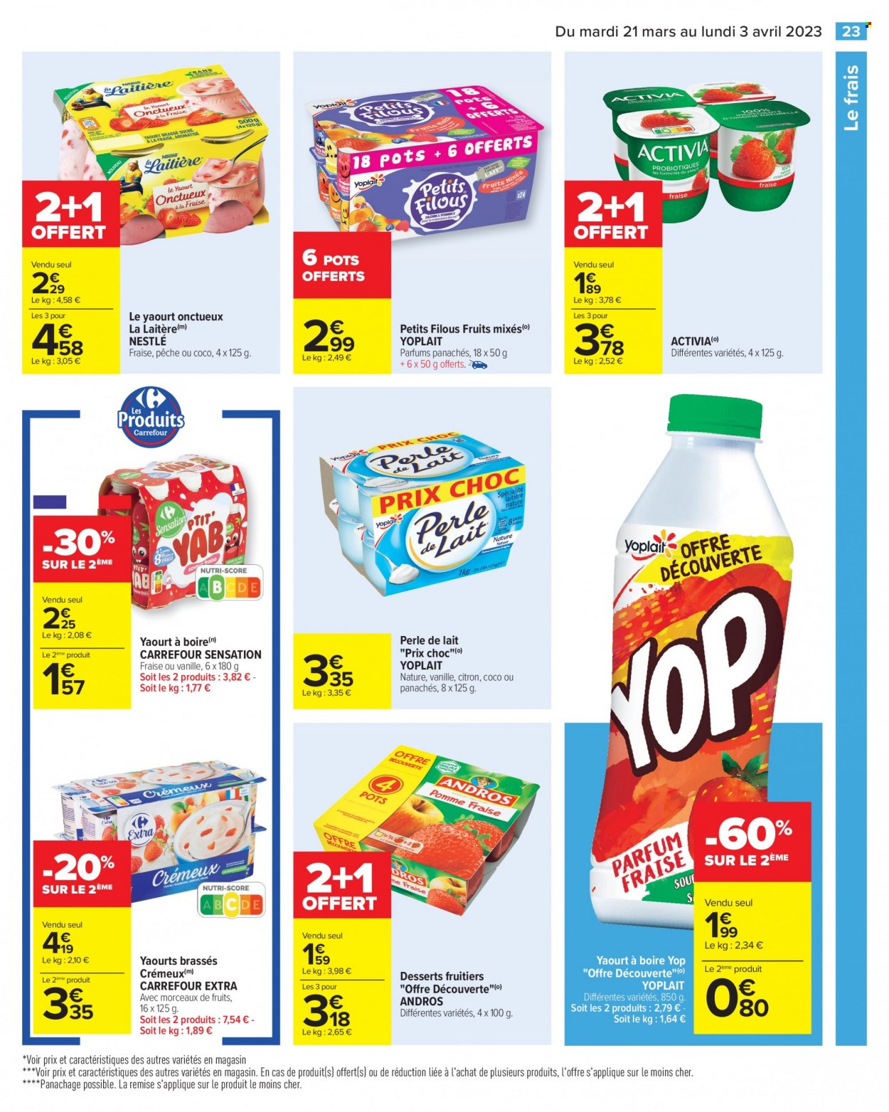 Catalogue Carrefour Hypermarchés - 21/03/2023 - 03/04/2023. Page 23