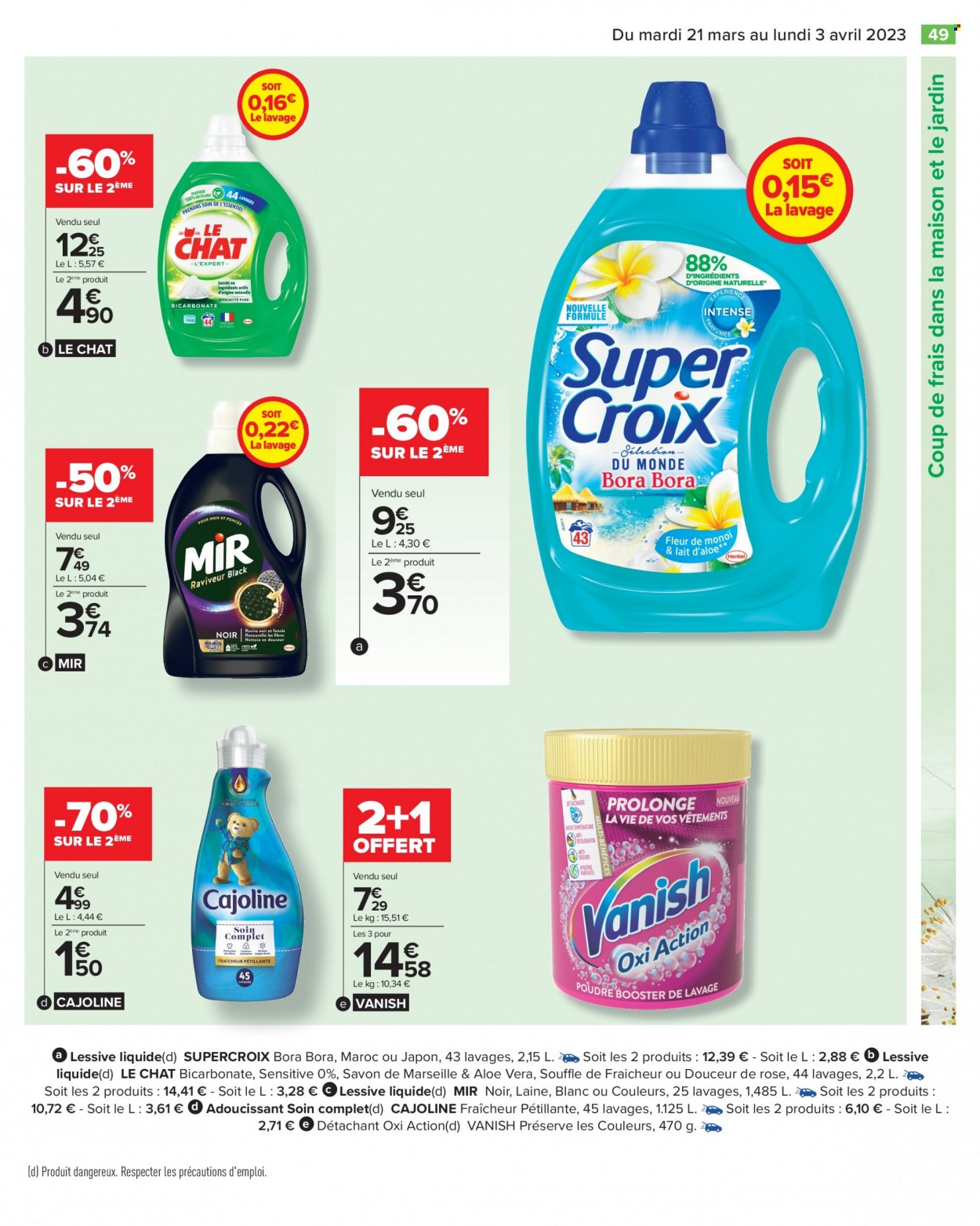 Catalogue Carrefour Hypermarchés - 21/03/2023 - 03/04/2023. Page 49