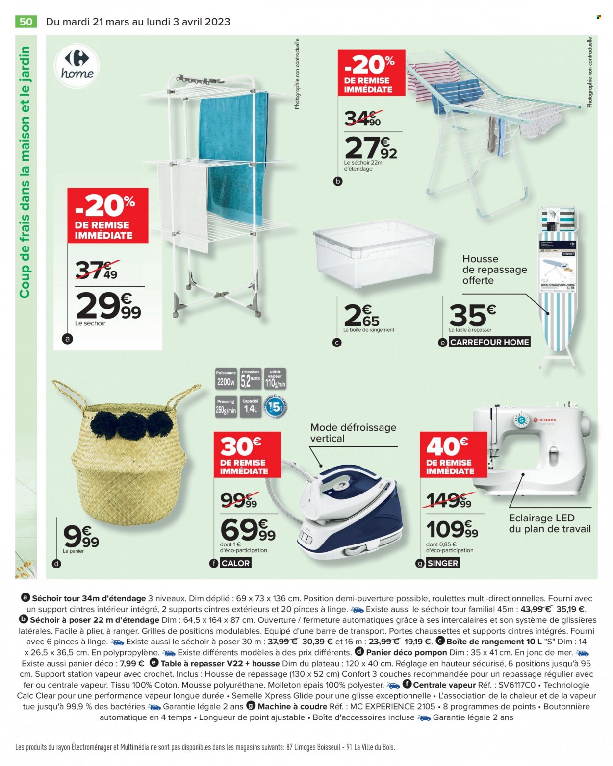 Catalogue Carrefour Hypermarchés - 21/03/2023 - 03/04/2023. Page 50