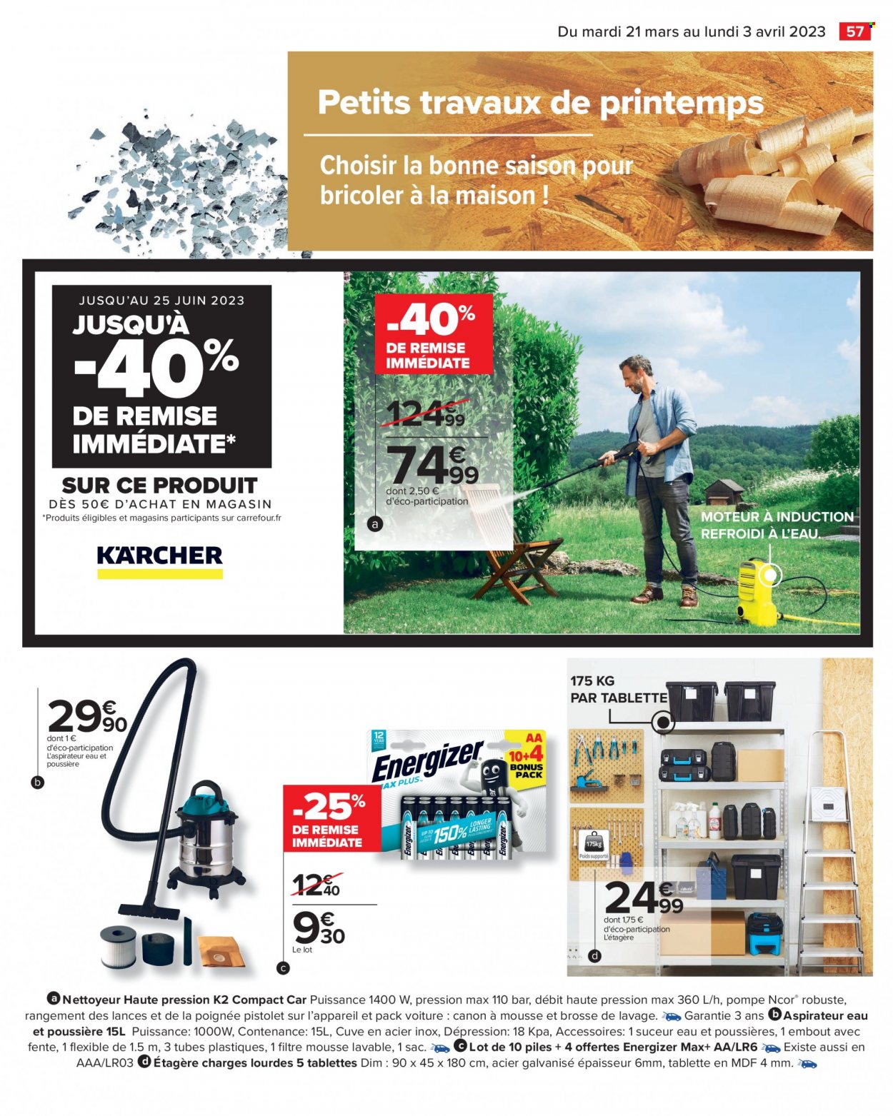 Catalogue Carrefour Hypermarchés - 21/03/2023 - 03/04/2023. Page 57