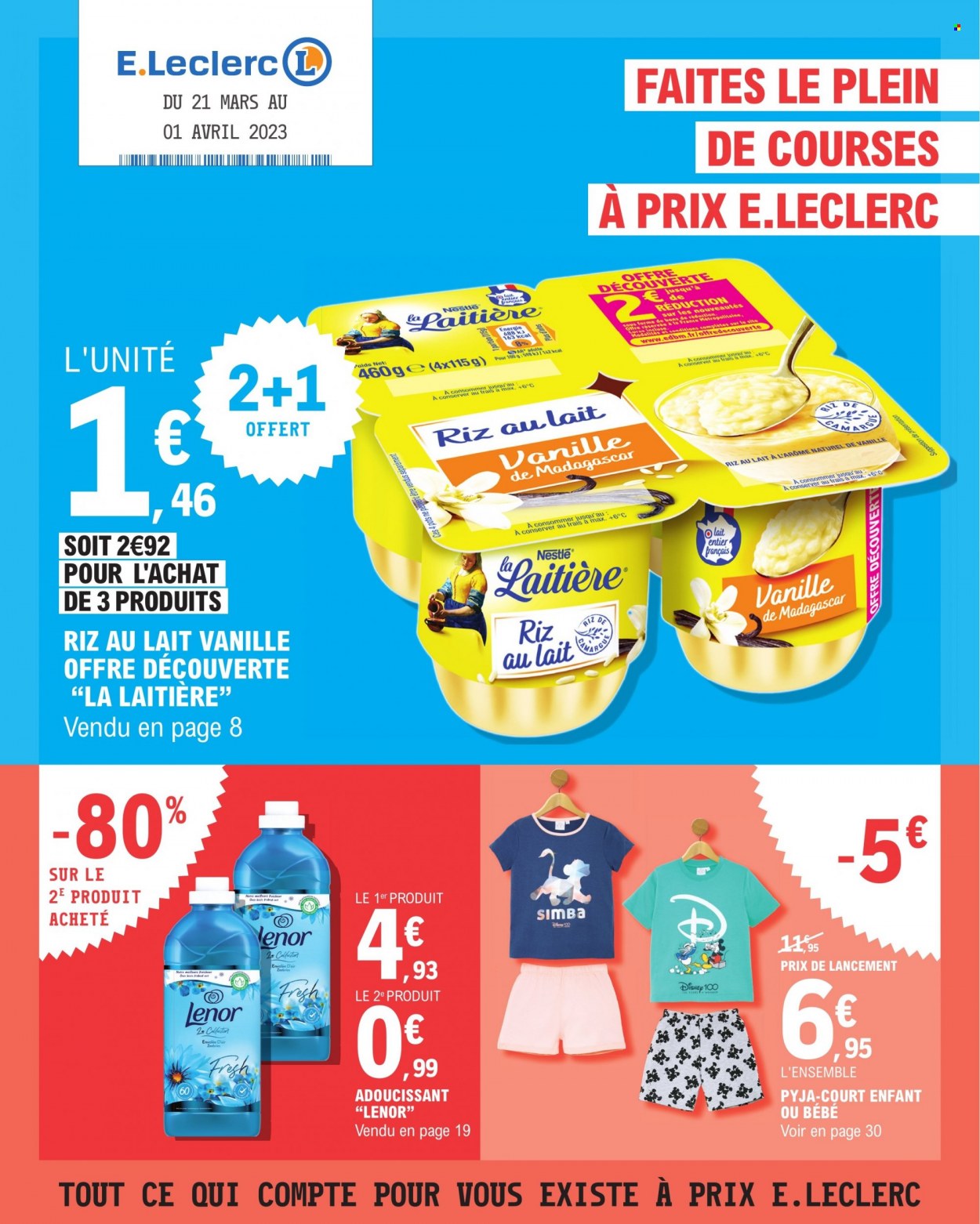 Catalogue E.Leclerc - 21/03/2023 - 01/04/2023. Page 1