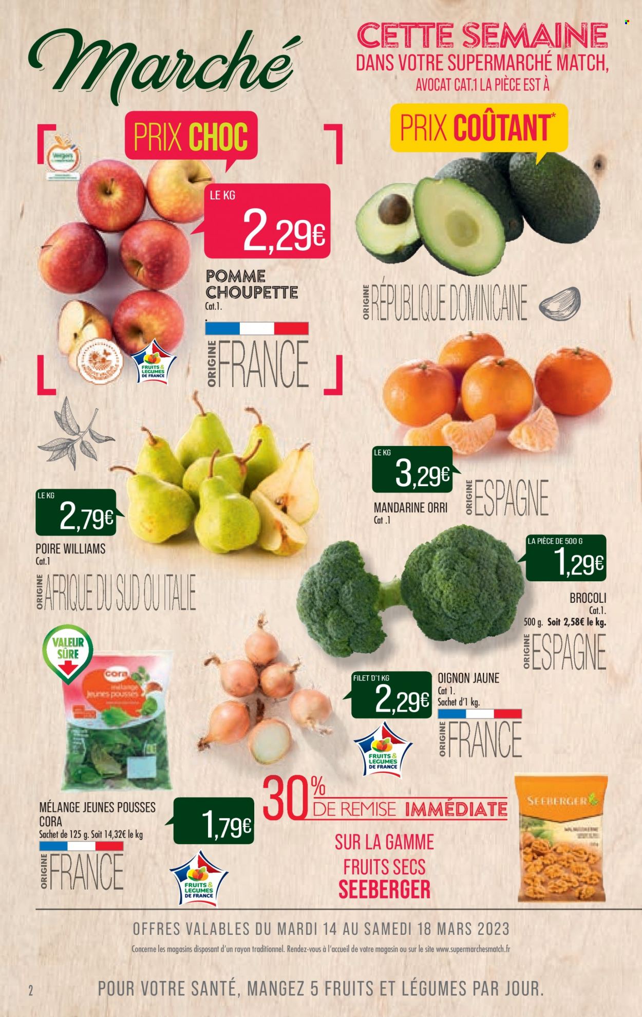 Catalogue Supermarché Match - 14/03/2023 - 19/03/2023. Page 2