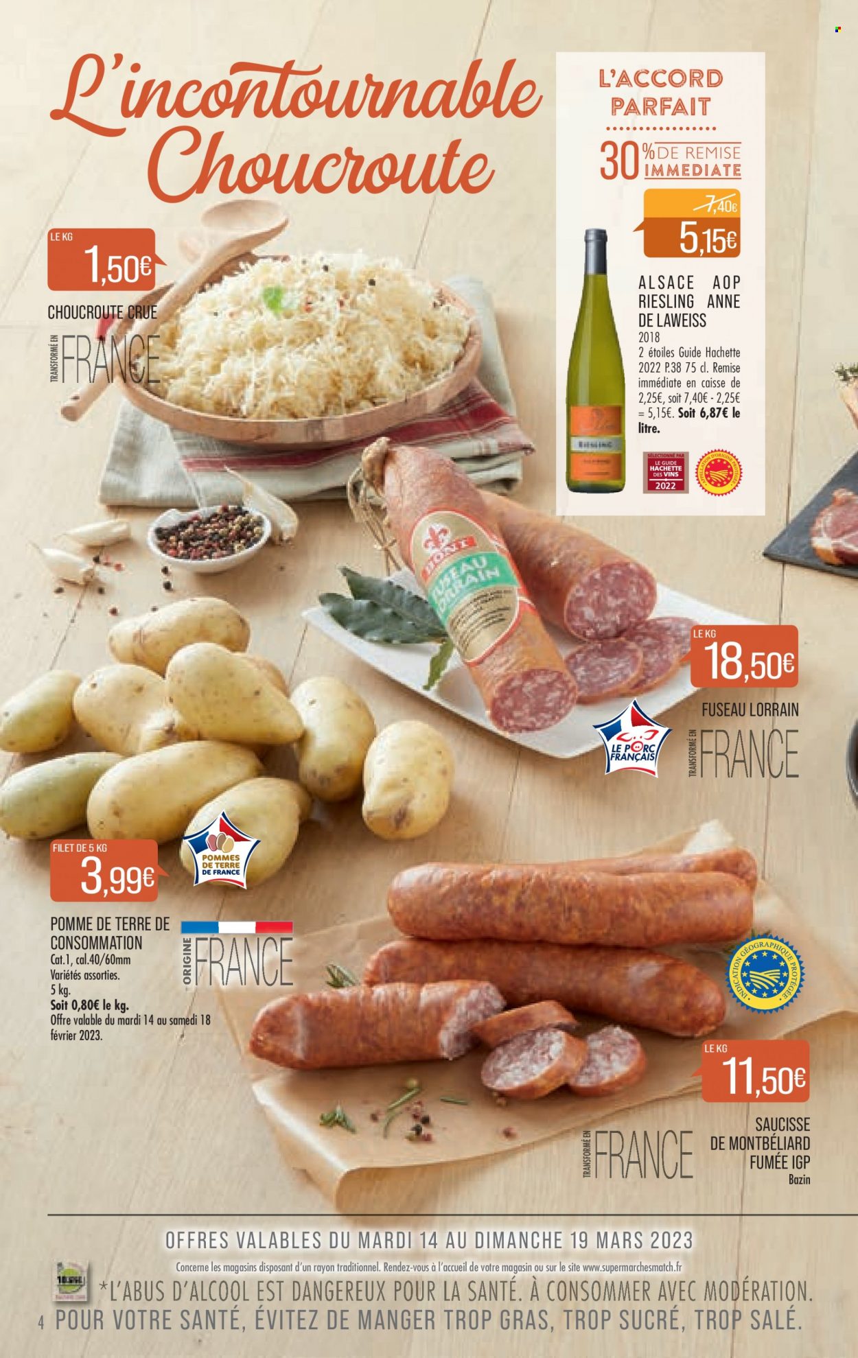 Catalogue Supermarché Match - 14/03/2023 - 19/03/2023. Page 4