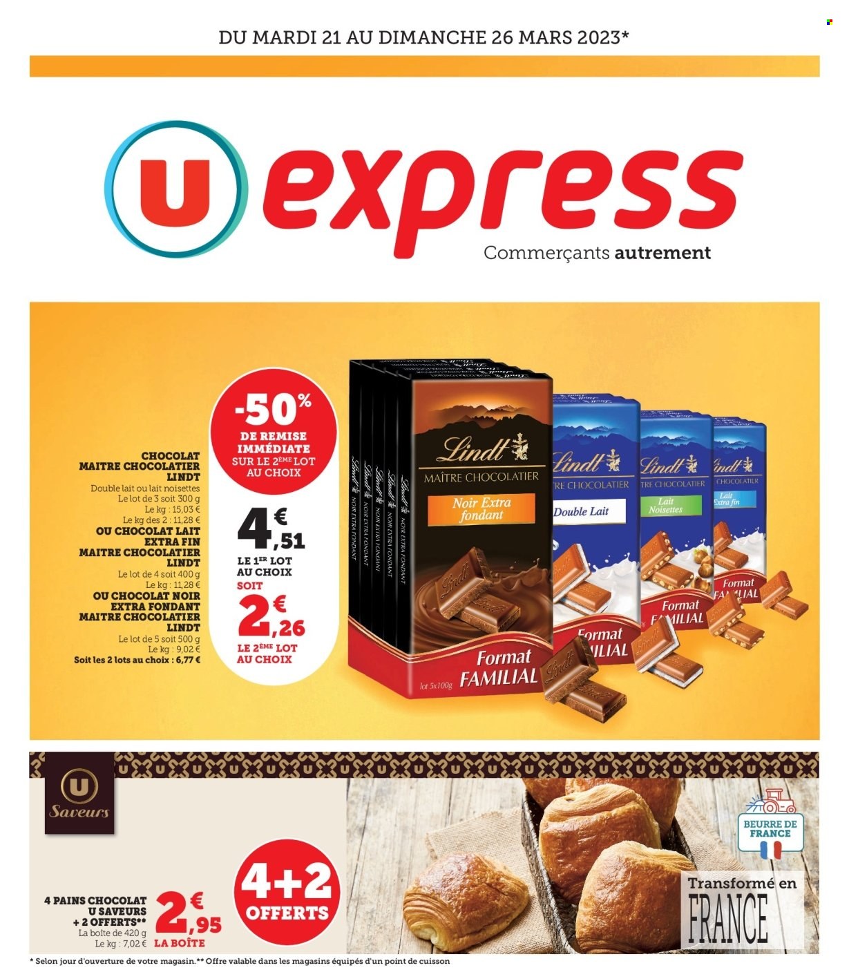 Catalogue U express - 21/03/2023 - 26/03/2023. Page 1