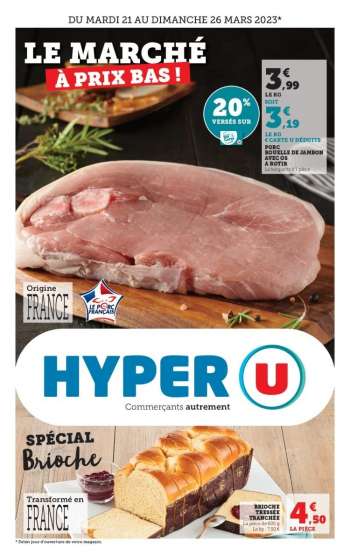 Catalogue HYPER U - 21/03/2023 - 26/03/2023.