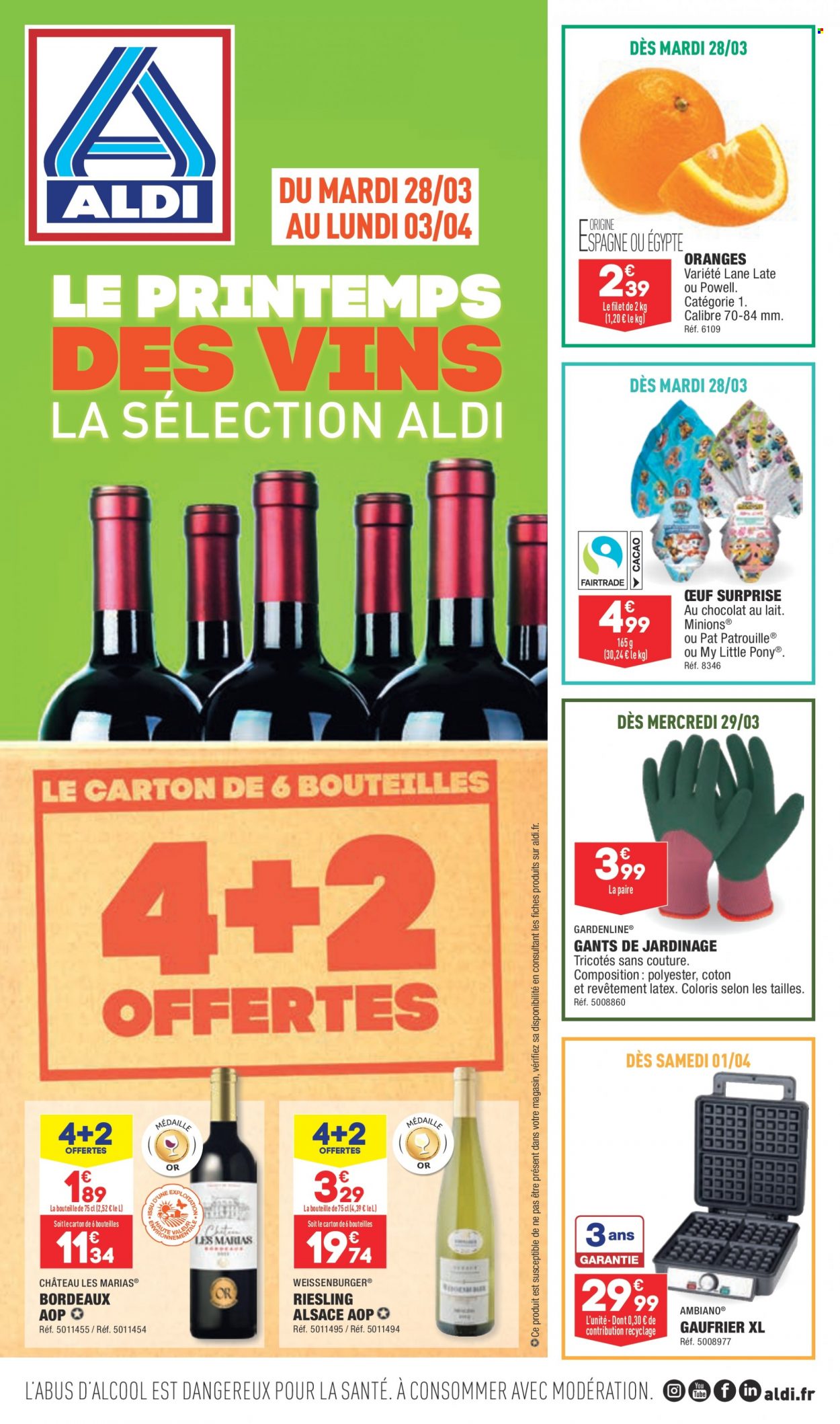 Catalogue ALDI - 28/03/2023 - 03/04/2023. Page 1