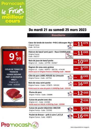 Catalogue Promocash - 21/03/2023 - 25/03/2023.