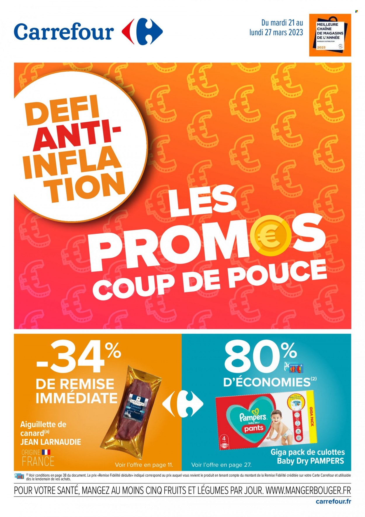Catalogue Carrefour Hypermarchés - 21/03/2023 - 27/03/2023. Page 1