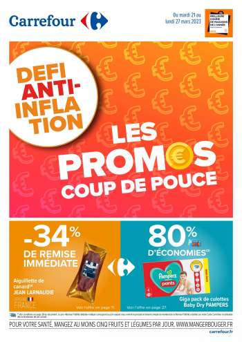 Catalogue Carrefour Hypermarchés - 21/03/2023 - 27/03/2023.