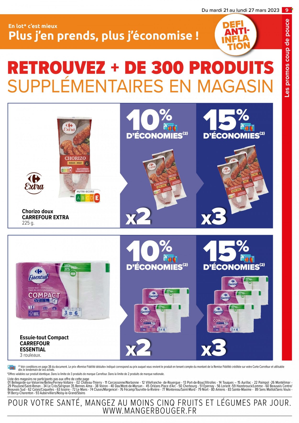 Catalogue Carrefour Hypermarchés - 21/03/2023 - 27/03/2023. Page 9