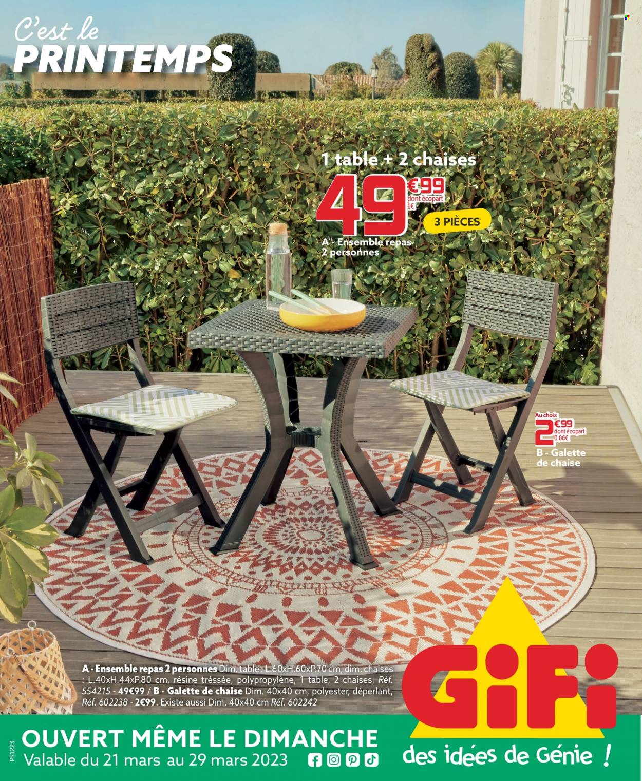 Catalogue GiFi - 21/03/2023 - 29/03/2023. Page 1