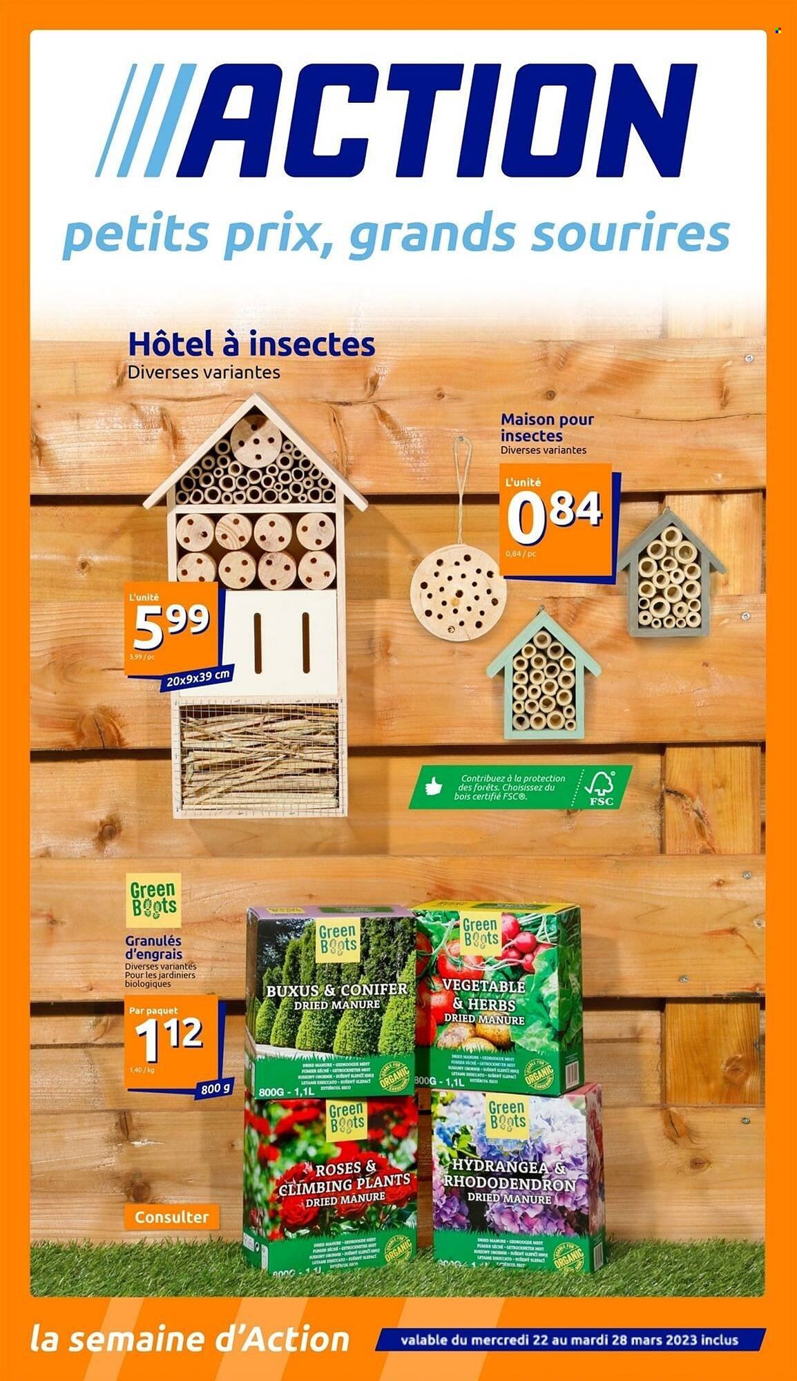 Catalogue Action - 22/03/2023 - 28/03/2023. Page 1